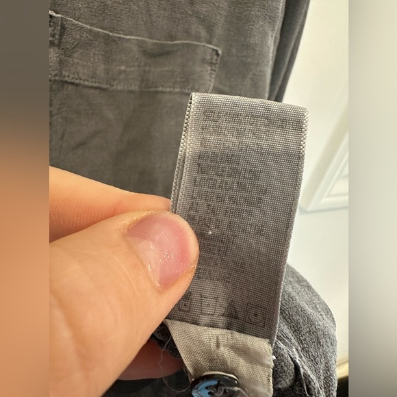 JAMES PERSE COTTON BUTTON DOWN TOP - Picture 4 of 6